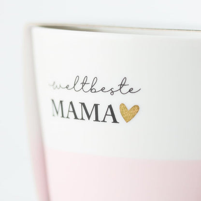 Graphic Workshop Espresso Cup with 100% Real Gold | Porcelain Cup | 50 ml | World's Best Mom