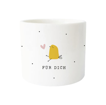 Graphic Workshop small flower pot | mini decorative pot with paper plant | ceramic