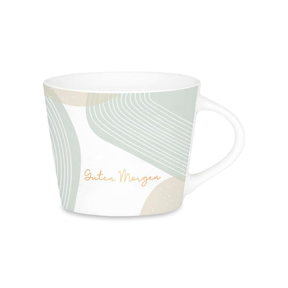 Graphic Workshop Espresso Cup with 100% Real Gold | Porcelain Cup | 50 ml | Good Morning