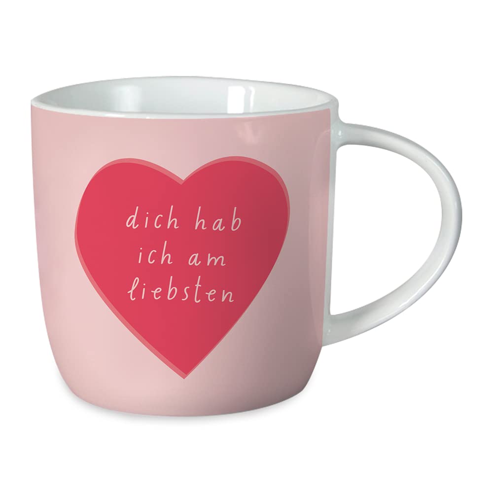 Graphic Workshop Coffee Mug with Saying 300 ml | Porcelain Mug | I like you best