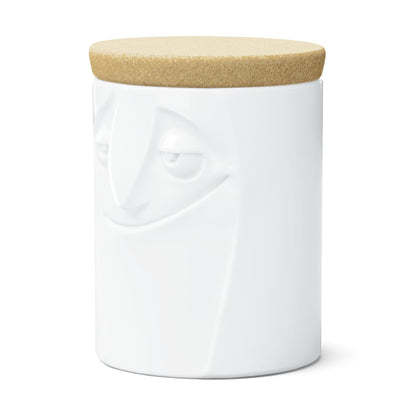 FIFTYEIGHT PRODUCTS / Mugs / Storage Jar "Charming" (Porcelain, 1700 ml, white, Made in Germany)