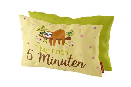 La Vida Cotton Cushion, "Just 5 More Minutes", Rectangular, 40 x 25 cm