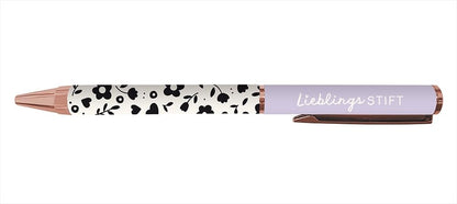 Grafik Werkstatt Ballpoint Pen with Twist Mechanism in Gift Box, "Favorite Pen"