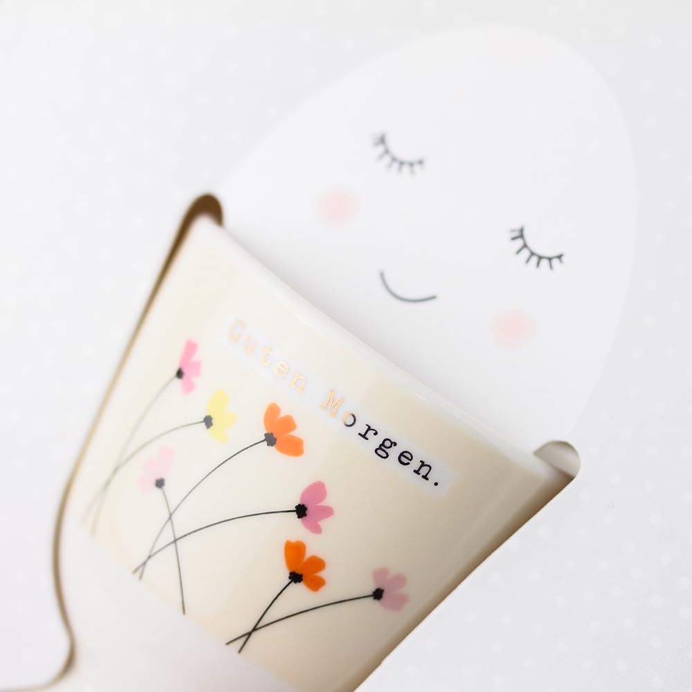 Graphics Workshop Egg Cup with 100% Real Gold | Porcelain Cup | Dream Man