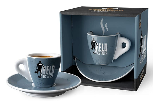 laVida, Espresso Cup and Saucer, "Hero of the Day"