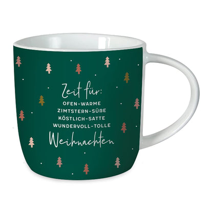 Graphics Workshop Coffee Mug with Saying 300 ml | Porcelain Mug | Christmas | Time for Christmas