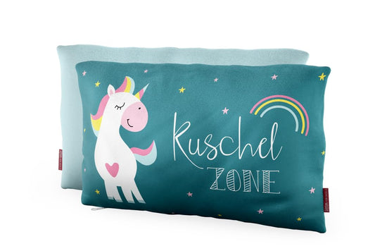 La Vida Cotton Cushion, "UNICORN", Rectangular, 40 x 25 cm