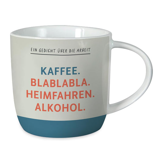 Graphic Workshop Coffee Mug with Saying 300 ml | Porcelain Mug | A Poem