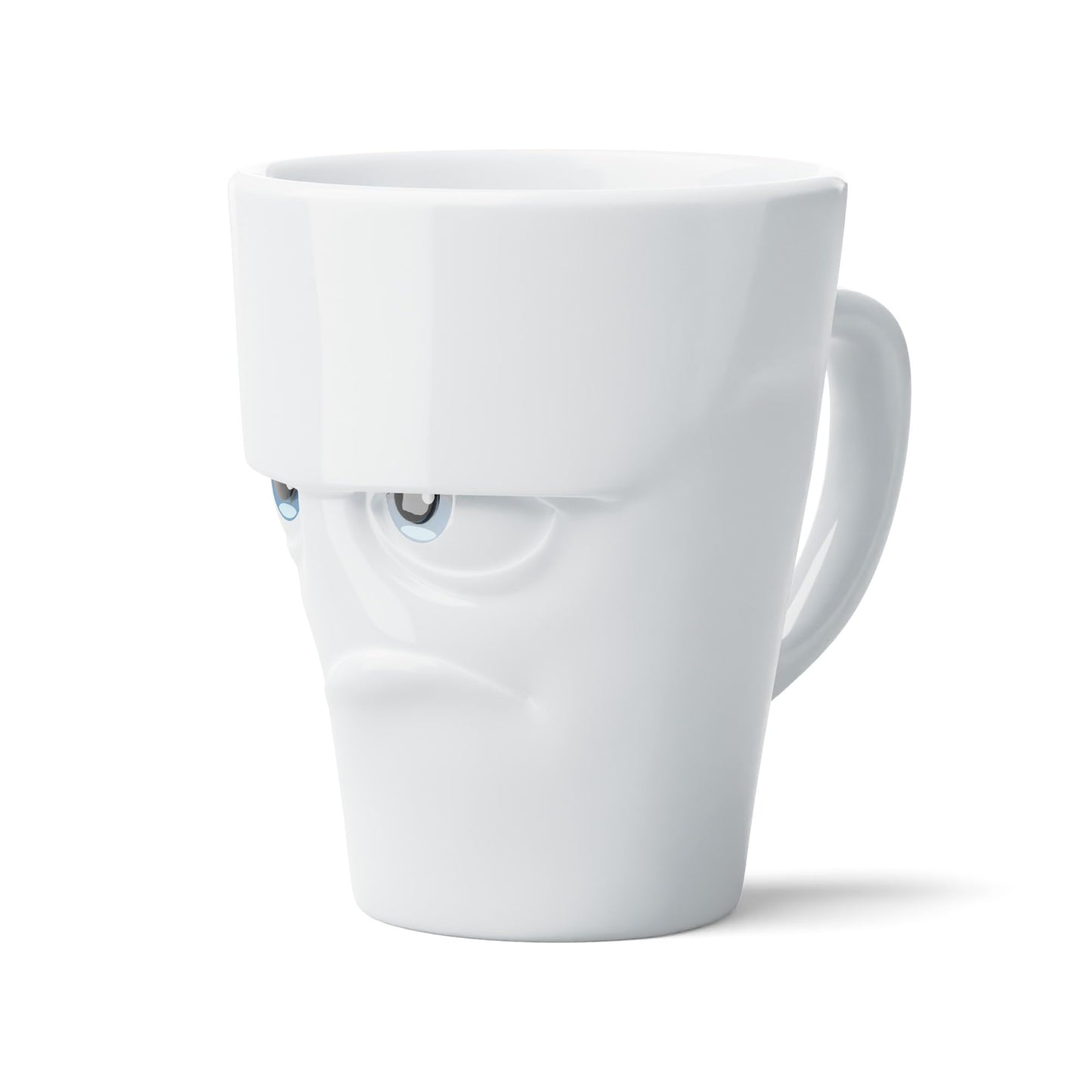 FIFTYEIGHT PRODUCTS / Handled Mug "Grumpy" - Movie Edition - (Porcelain, 350 ml, white, Made in Germany)