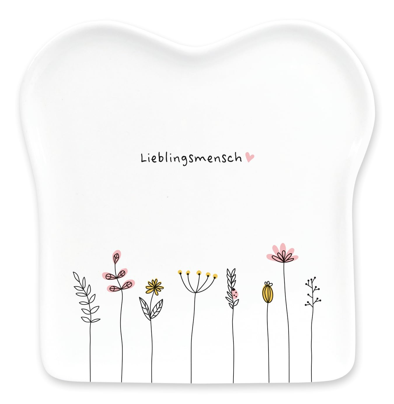 Graphic Workshop Toast Plate with Saying | Porcelain | Favorite Person