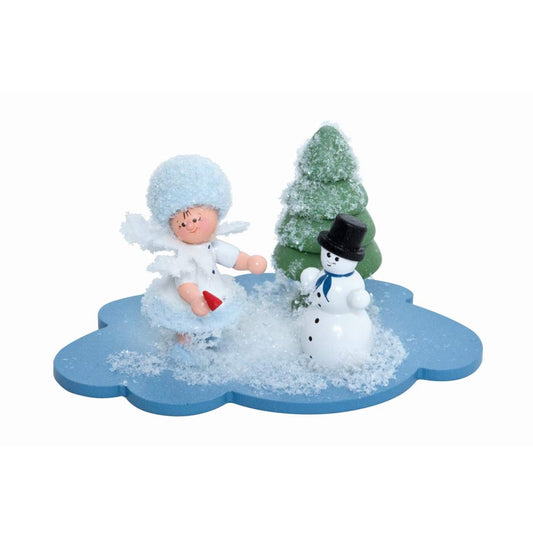 Kuhnert Woodturning | Snowflake on Cloud | with Snowman