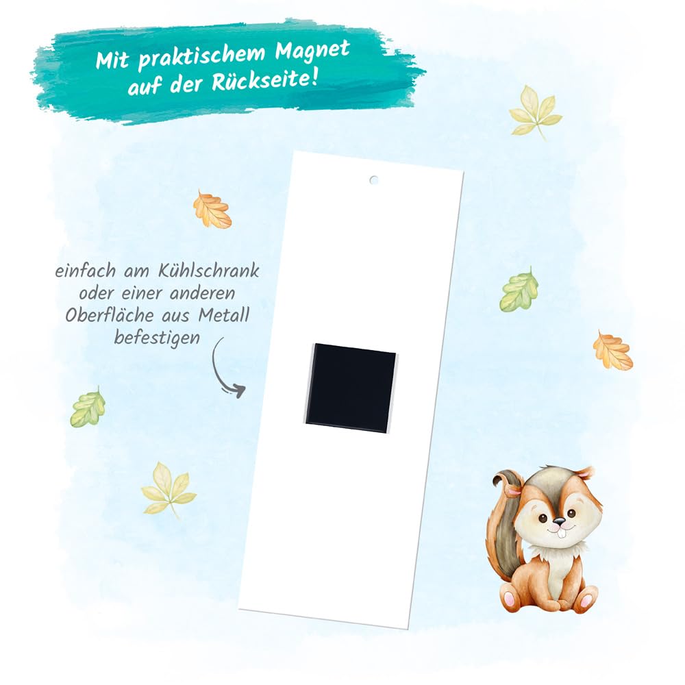 Trötsch Notepad with Pen and Magnet Forest Friends: Notepad Gift Gift Idea Reminder Memo Pad [Other Accessories] [Apr 27, 2023] Trötsch Verlag GmbH & Co. KG