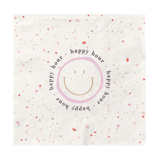 Graphics Workshop Napkins with Saying | 20 pieces | 12.5 x 12.5 cm | happy hour
