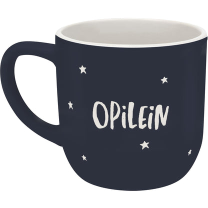 GRUSS & CO Favorite Mug Nature, Round Shape | Stoneware, 40 cl, Multicolored | Gift, Birthday