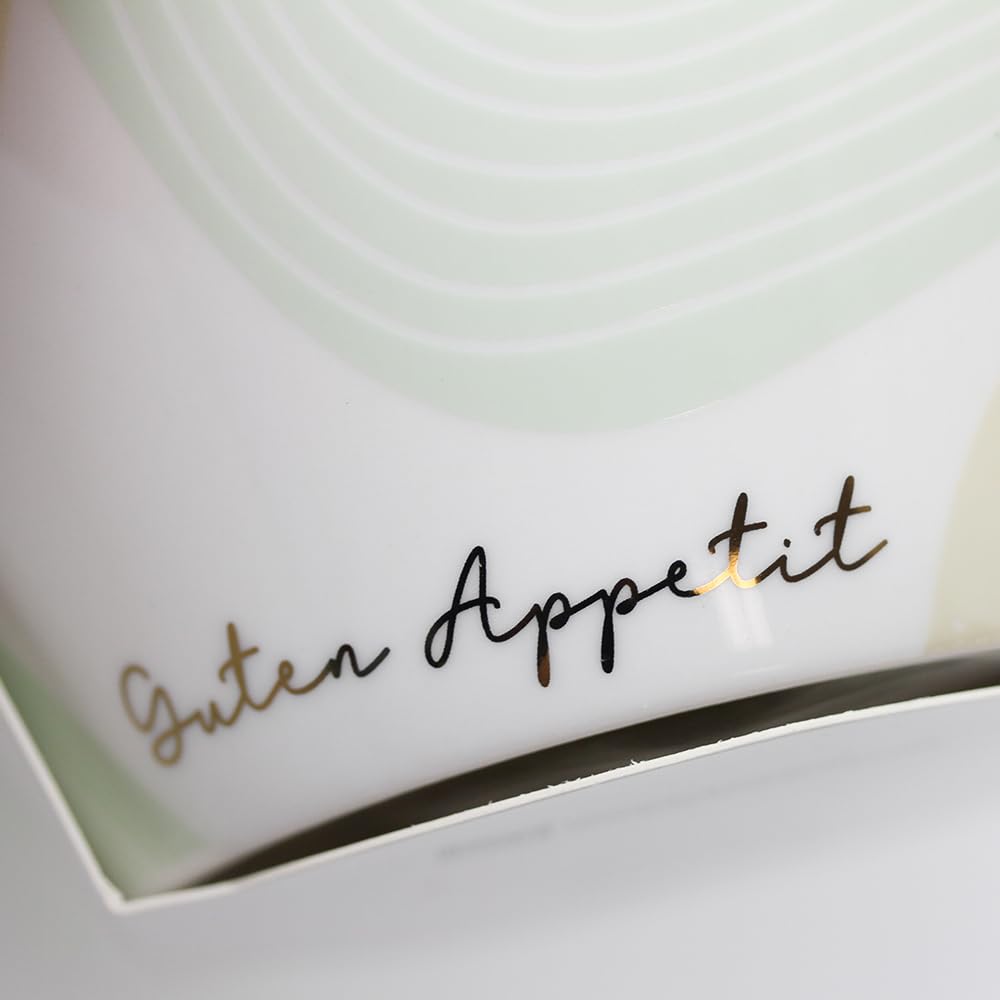 Graphic Workshop Cereal Bowl | with real gold | Porcelain | Enjoy your meal