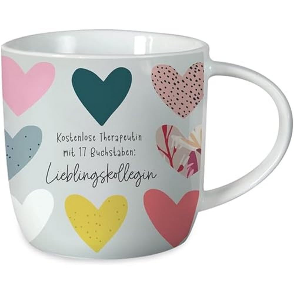 Tazza da caffè con scritta Grafic-Werkstatt 300 ml | Tazza in porcellana | Collega preferita