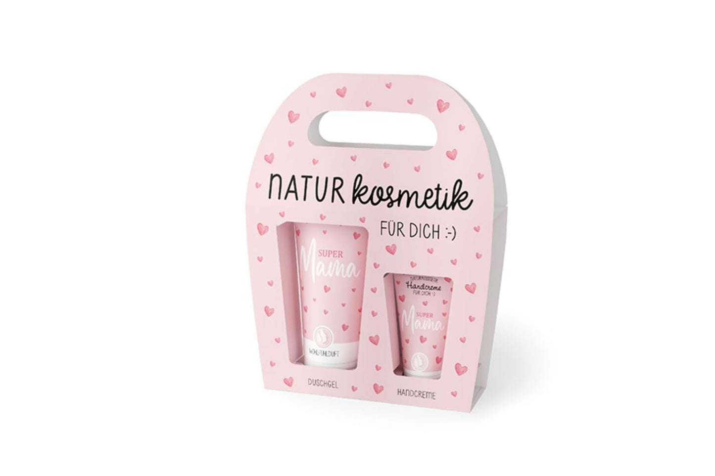Set cosmetico La Vida Relax | "Mamma SUPER", | Bagnoschiuma + Crema Mani, | Cosmetici naturali