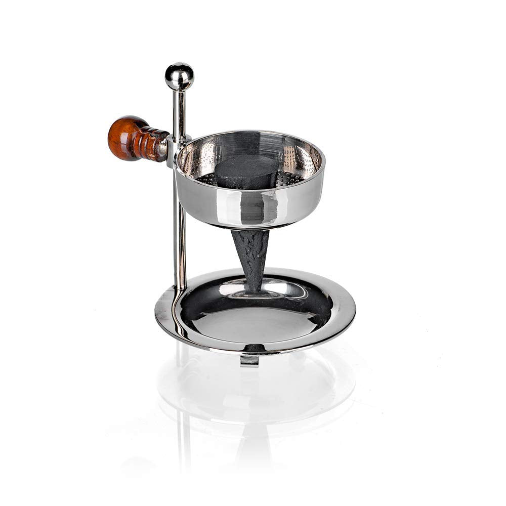 Originale Crottendorfer Räucherkerzen - Bruciatore di incenso in ottone - Incensiere regolabile in altezza - Made in Germany