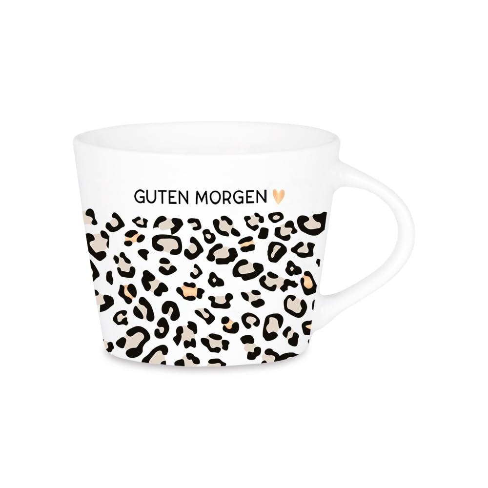 Graphic Workshop Espresso Cup with 100% Real Gold | Porcelain Cup | 50 ml | Good Morning