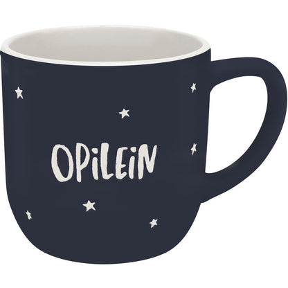 GRUSS & CO Favorite Mug Nature, Round Shape | Stoneware, 40 cl, Multicolored | Gift, Birthday