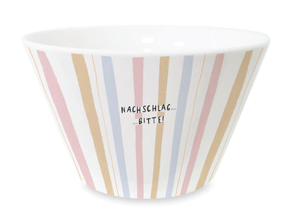 Graphics Workshop Muesli Bowl | with Real Gold | Porcelain | Seconds please