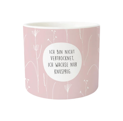 Graphic Workshop small flower pot | mini decorative pot with paper plant | ceramic