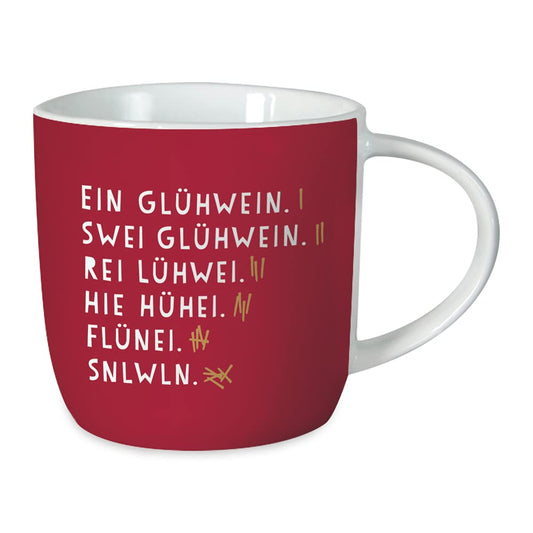 Graphic Workshop Coffee Mug with Saying 300 ml | Porcelain Mug | Christmas | A Glühwein...