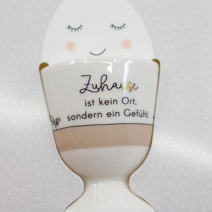 Grafik-Werkstatt Portauovo con oro zecchino 100% | Tazza in porcellana | Casa