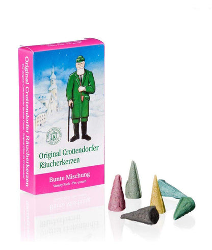 Original Crottendorfer Incense Cones 10x 24 pcs (Assorted Mix, Pack of 10)
