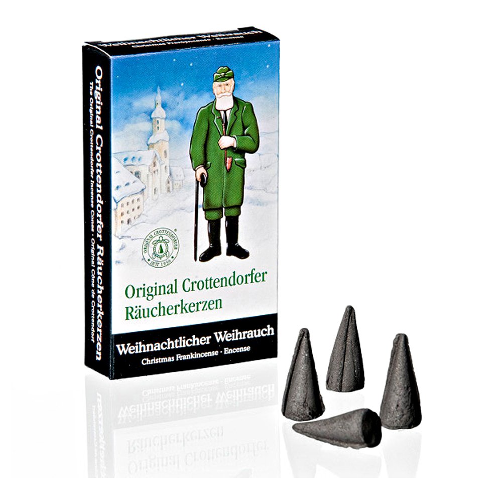 OLShop AG 3-Pack Crottendorfer Incense Cones Christmas Frankincense 3 x 24 Pieces, Incense Cones, Christmas Candles, Incense Pyramids