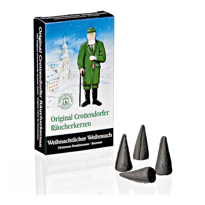 OLShop AG 3-Pack Crottendorfer Incense Cones Christmas Frankincense 3 x 24 Pieces, Incense Cones, Christmas Candles, Incense Pyramids