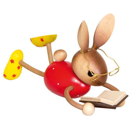Kuhnert Drechslerei, Decorazioni pasquali/Coniglio di Pasqua, Coniglio di Kuhnert, diverse varianti, in legno, UN originale dai Monti Metalliferi, Made in Germany