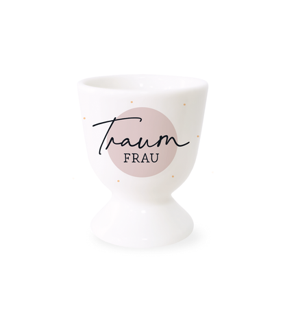 Grafik-Werkstatt Portauovo con oro zecchino 100% | Tazza in porcellana | Donna da sogno