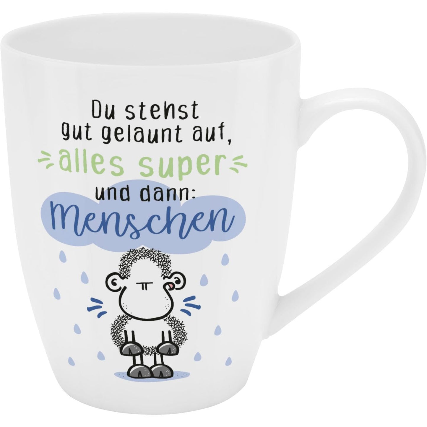Sheepworld Becher mit Spruch | 350ml | Motiv "Menschen"