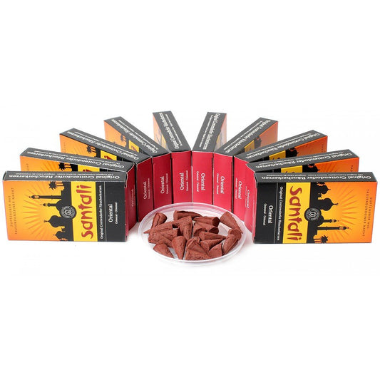 Crottendorfer Original Räucherkerzen - 10x20 Sparpack - SANTALI Oriental Erzgebirge