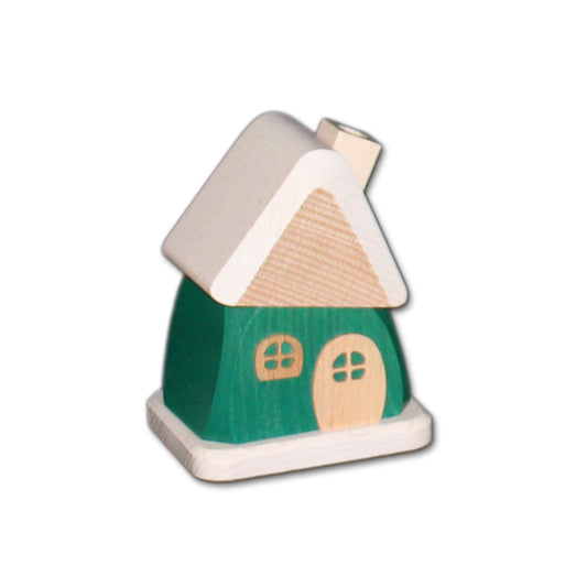 Holzwaren Egermann Wooden Incense House - Pretty Smoke House in the color: assorted - Dimensions: assorted - Made in Germany