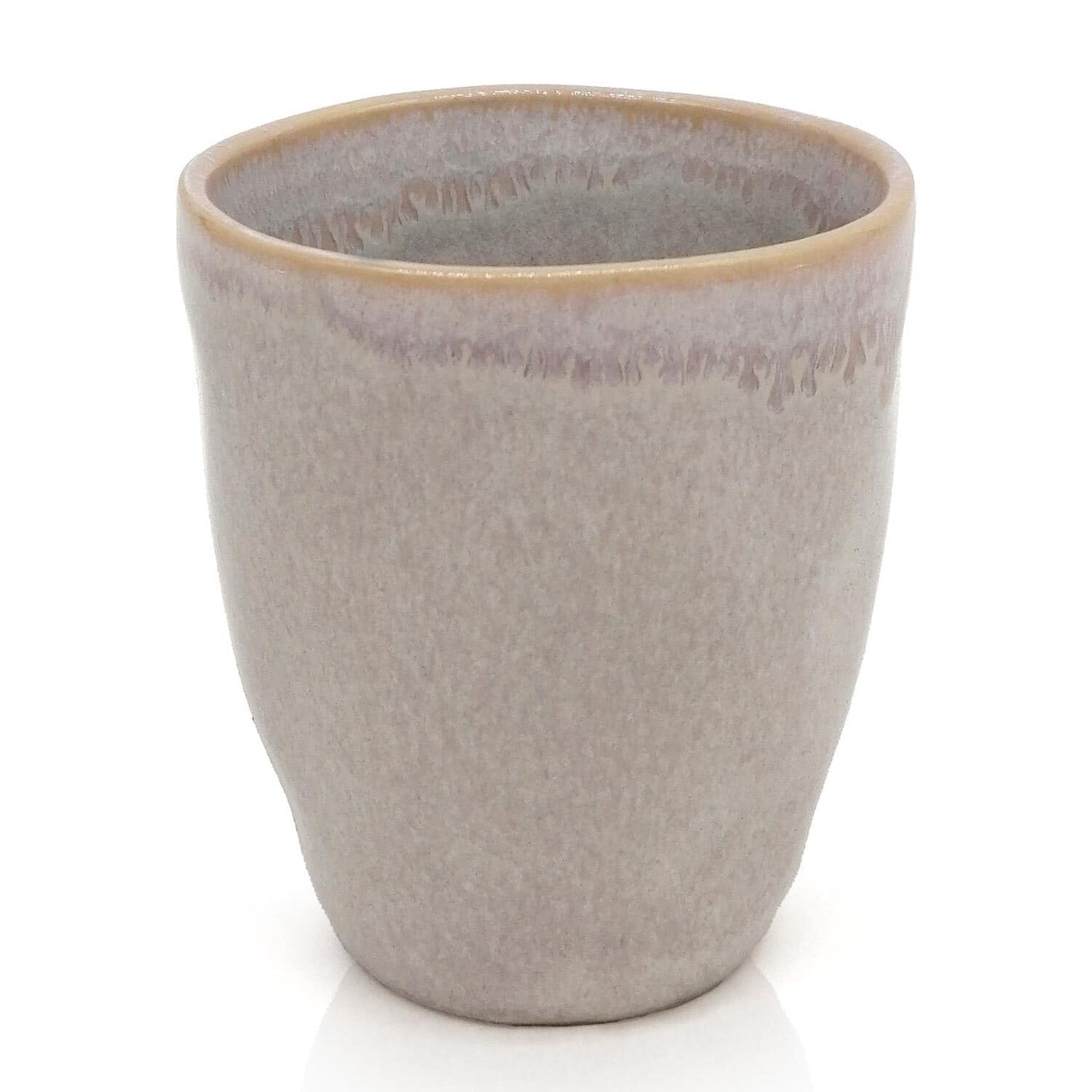 Mea-Living STONEWARE Espresso Cup Sand Heart, Handmade Stoneware, 150 ml, Beautiful Handmade Tableware