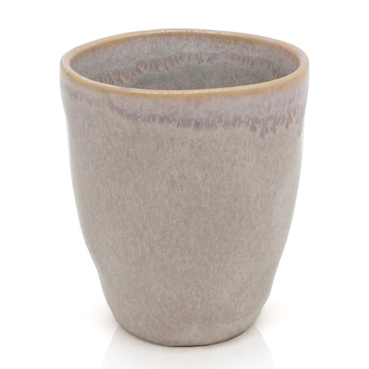 Mea-Living STONEWARE Espresso Cup Sand Heart, Handmade Stoneware, 150 ml, Beautiful Handmade Tableware