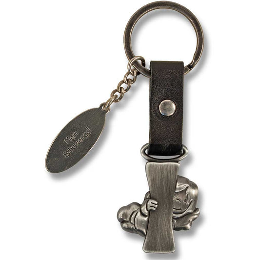 Guardian Angel Keyring Letter I