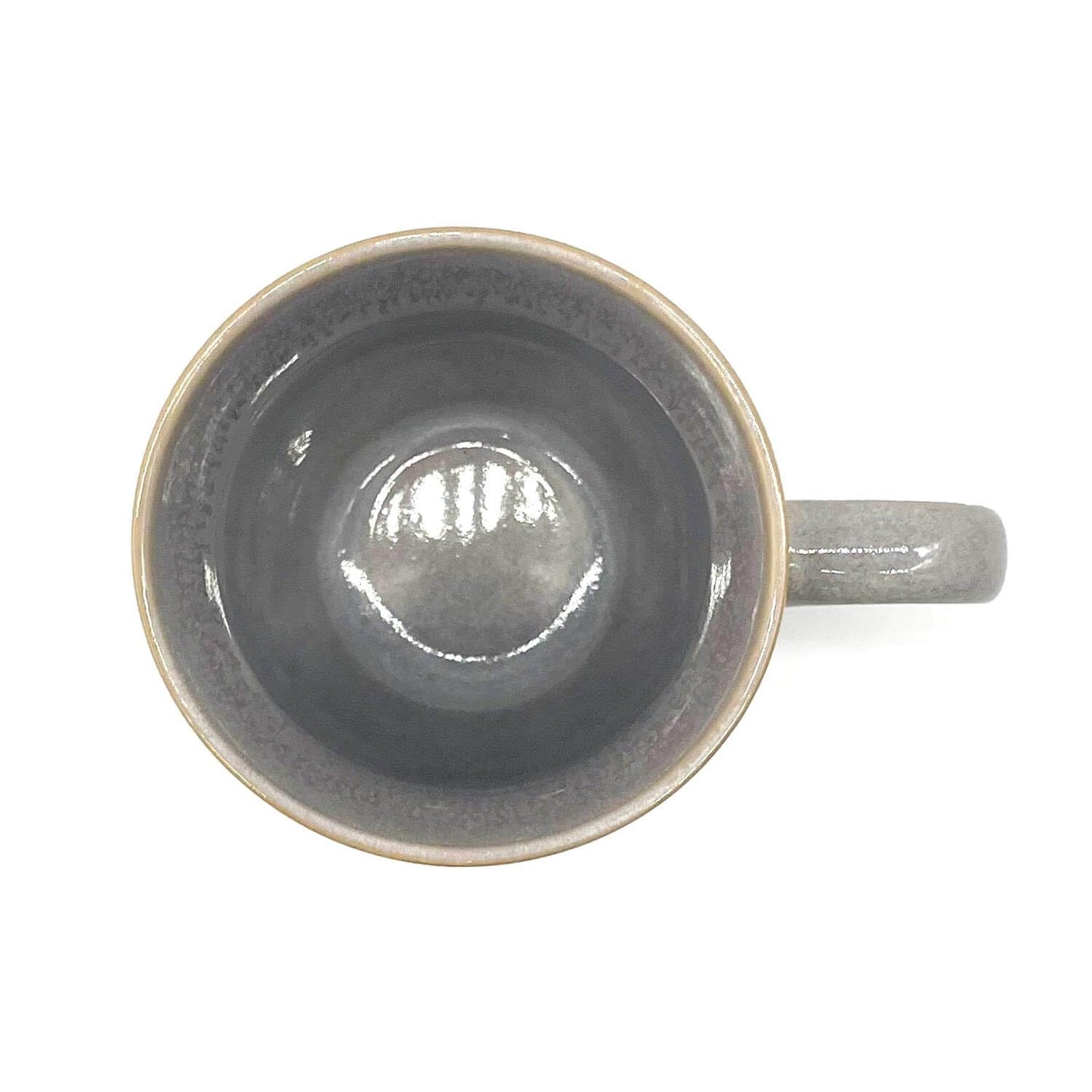Mea-Living STONEWARE Mug with Handle, Sand, Handmade Stoneware, 400 ml, Beautiful Handmade Tableware