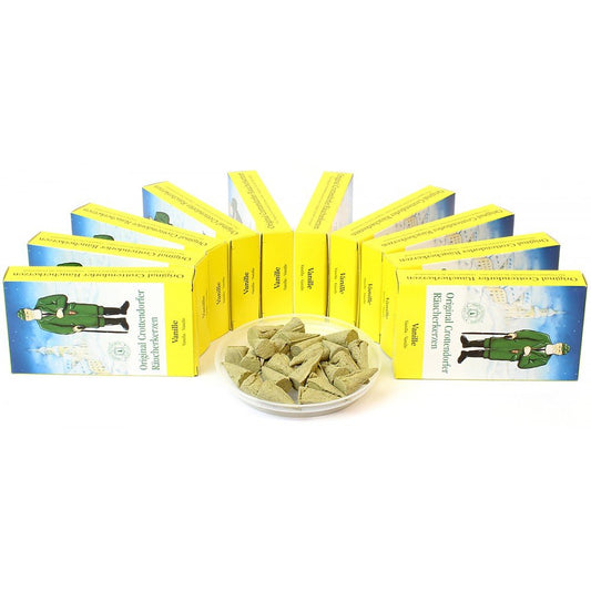 Crottendorfer Räucherkerzen - 10x24 Sparpack - Vanillie Erzgebirge