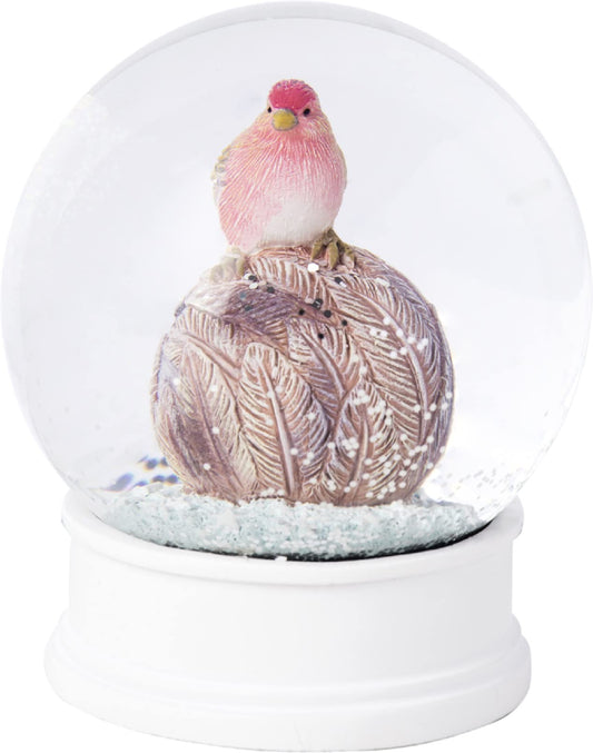 IHR - SK 917849 - Snow Globe, Bird, Magical Scene, Polyresin, Glass, 11.5cm