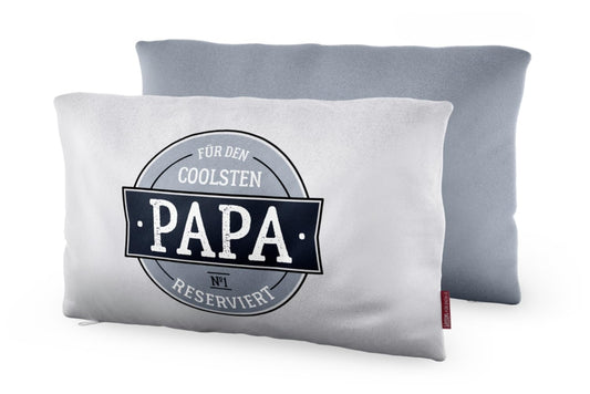 La Vida Cotton Pillow, "RESERVED FOR THE COOLEST DAD", Rectangular, 40 x 25 cm