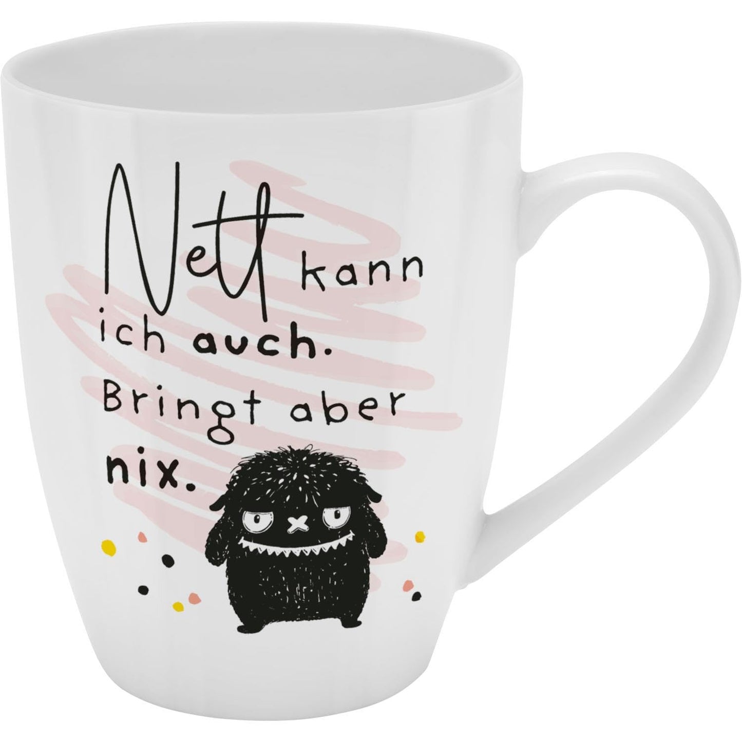 Sheepworld Becher mit Spruch | 350ml | Motiv "Nett kann ich auch..."