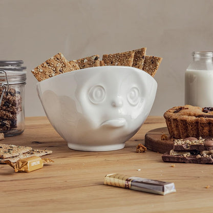 FIFTYEIGHT PRODUCTS / Mugs / "Pouting" Bowl (Porcelain, 500ml, white, Made in Germany)