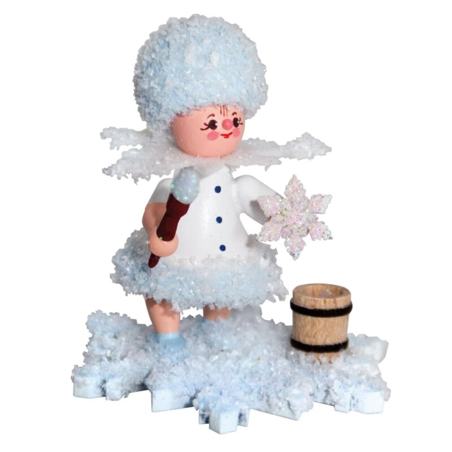 Drechslerei Kuhnert Schneeflöckchen Sternenmaler- 5 cm