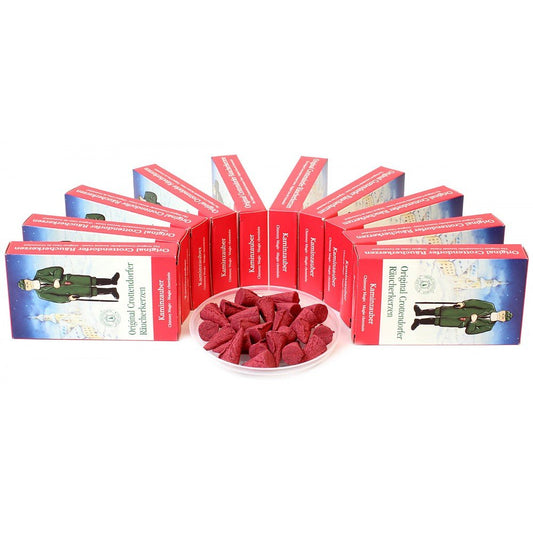 Original Crottendorf Incense Cones - 10x24 Economy Pack - Fireplace Magic Erzgebirge