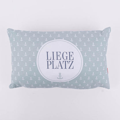La Vida Cotton Pillow, "Liegeplatz", Rectangular, 40 x 25 cm