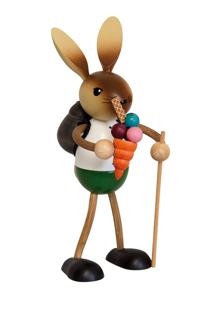 Kuhnert Drechslerei, Decorazioni pasquali/Coniglio di Pasqua, Coniglio di Kuhnert, diverse varianti, in legno, UN originale dai Monti Metalliferi, Made in Germany