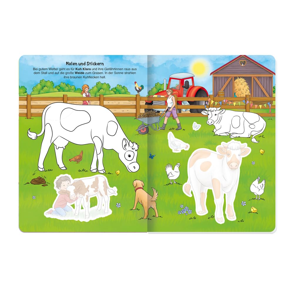 TRÖTSCH - Activity Case My Colorful Farm Case | Case with a game and coloring book, sticker pages and mini-posters | From 3 ... Educational toy Travel companion Play case [Other accessories] [Aug 28, 2025] Trötsch Verlag GmbH & Co. KG